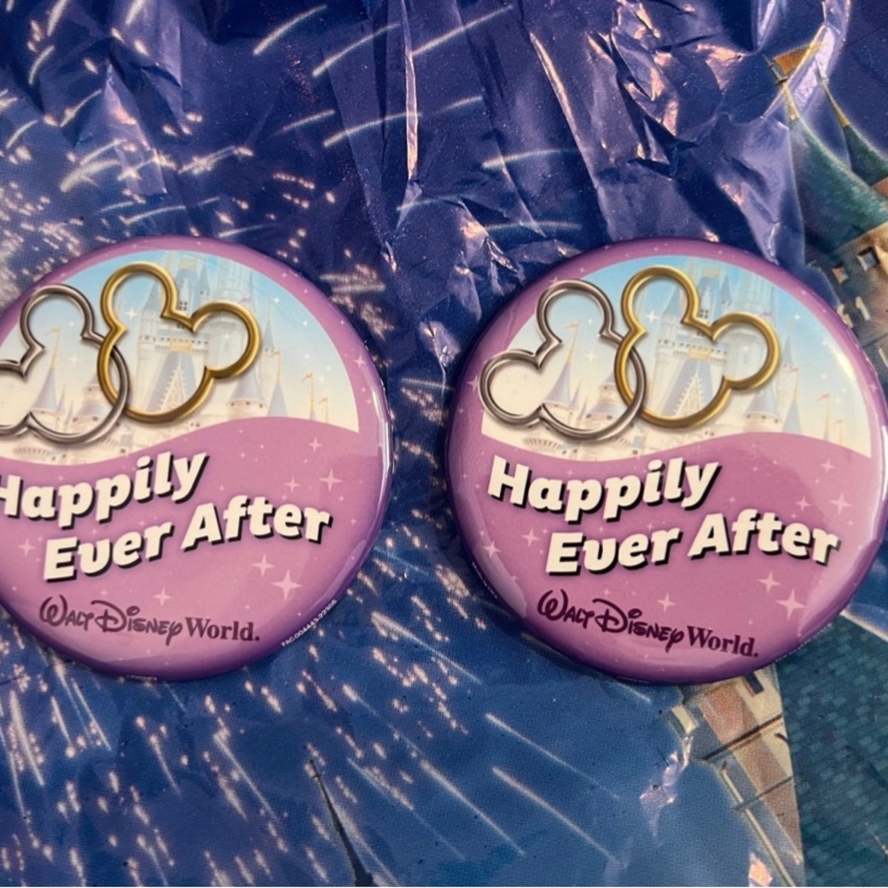 Walt Disney World Happily Ever After Buttons